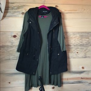 Hooded vest & Agnes & Dora Dress